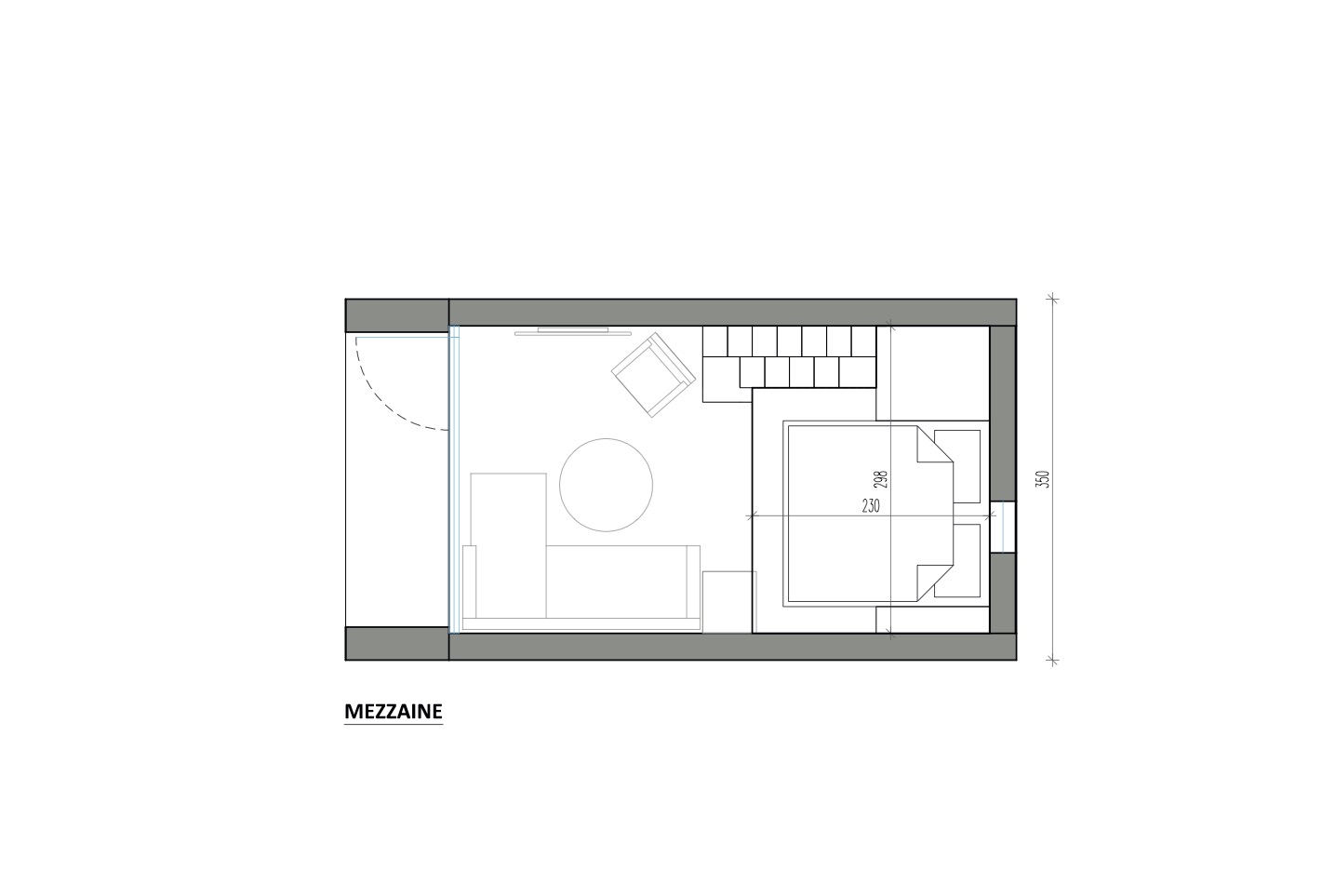 Meet our Box Lodge 22 m2 Plattegrond