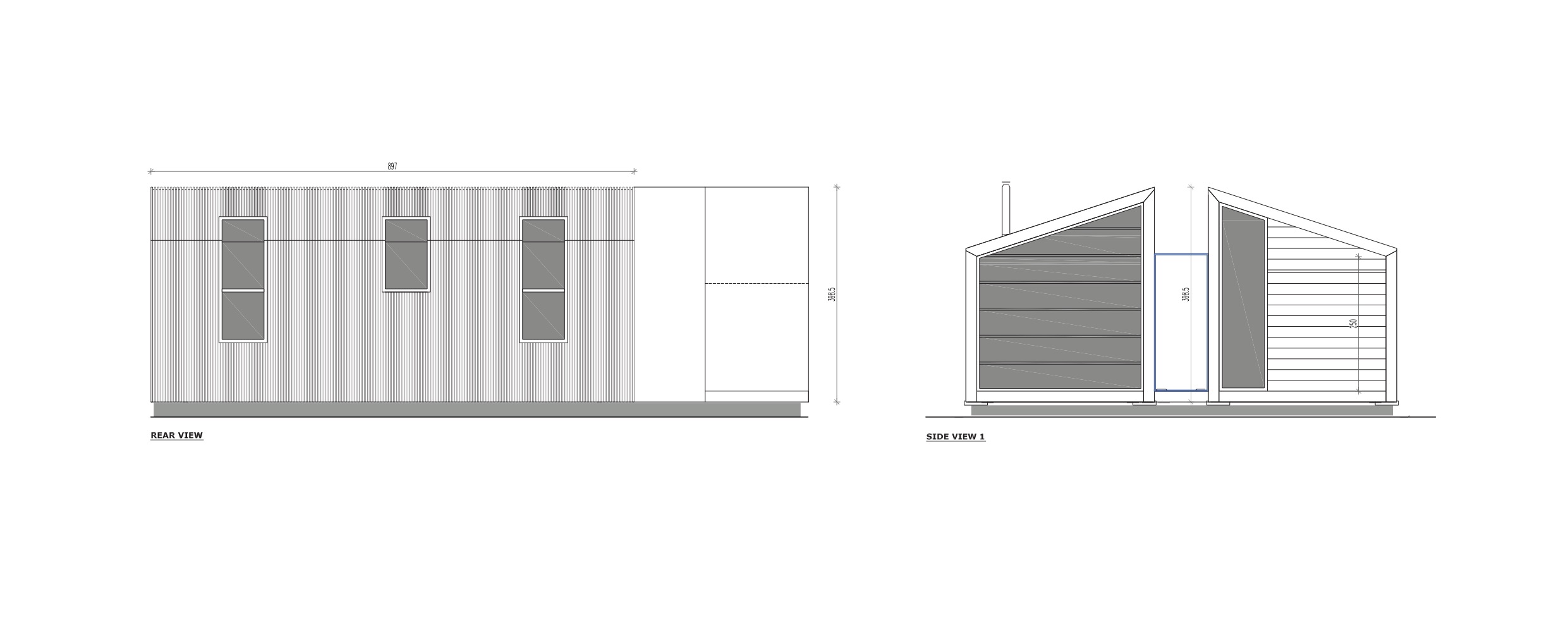 Meet our Double Lodge 70 m2 Plattegrond